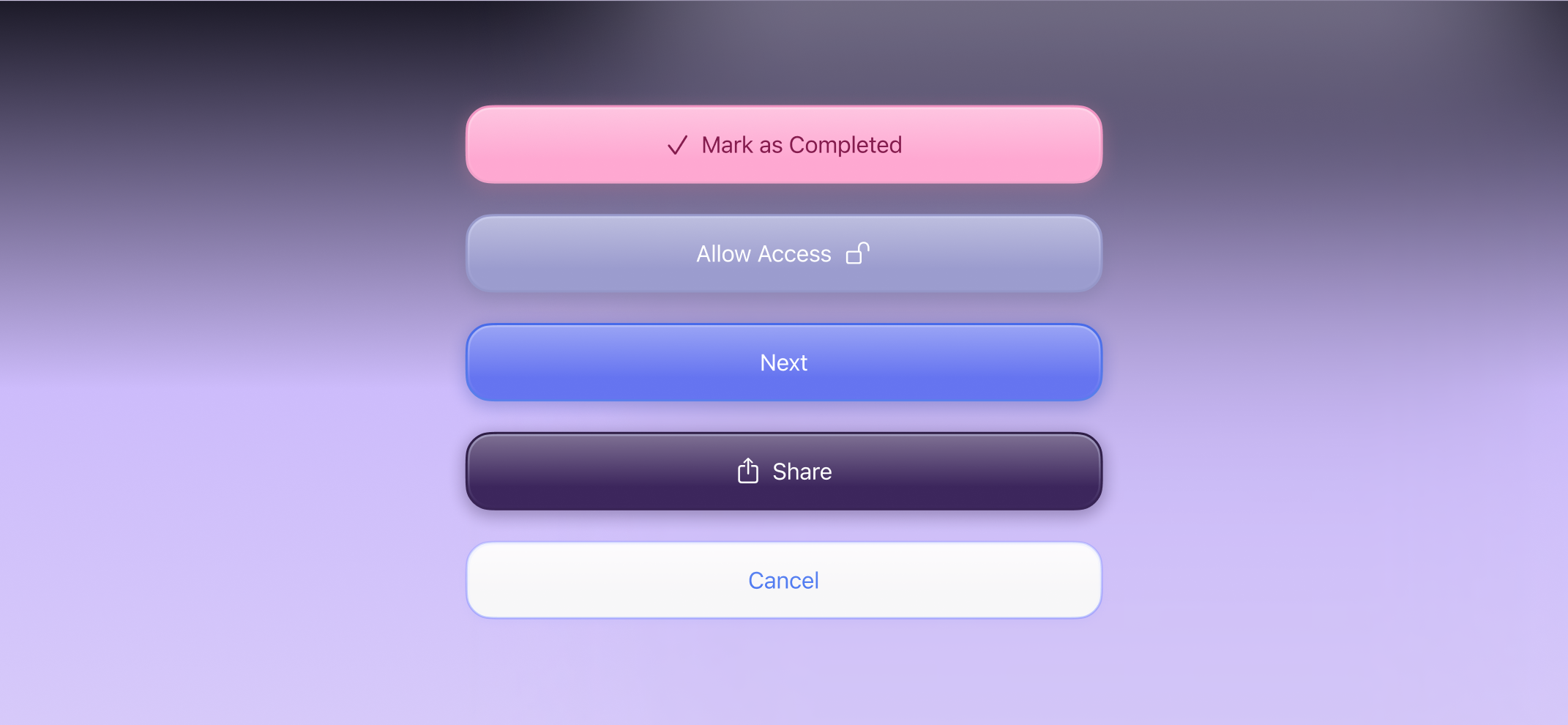 Playful Glossy Button